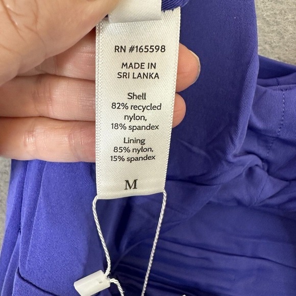 Andie The Samoa One Piece Bathing Suit Women Sz Medium Lapis Blue Cut Out NWT - Picture 14 of 16